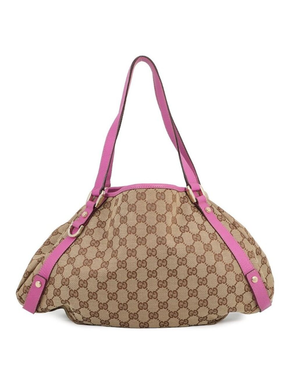 Gucci Shoulder Bag Abbey GG Canvas Leather